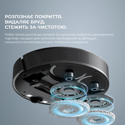 Робот-пилосос з вологим прибиранням Dreame L10s Pro (RLS6L)