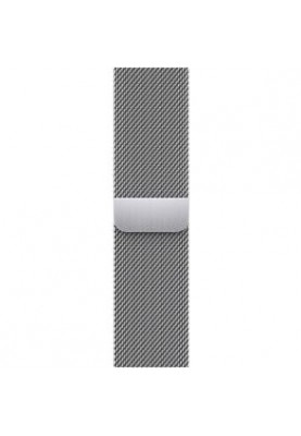 Смарт-годинник Apple Watch Series 7 GPS + Cellular 45mm Silver Stainless Steel Case with Silver Milanese Loop (MKJE3)