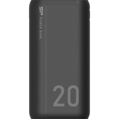 Зовнішній акумулятор (павербанк) Silicon Power GS15 20000mAh Black (SP20KMAPBKGS150K)