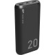 Зовнішній акумулятор (павербанк) Silicon Power GS15 20000mAh Black (SP20KMAPBKGS150K)