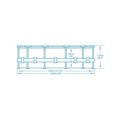 Басейн каркасний Bestway 5614X