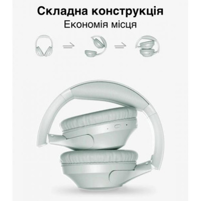 Навушники з мікрофоном QCY H2 Grey
