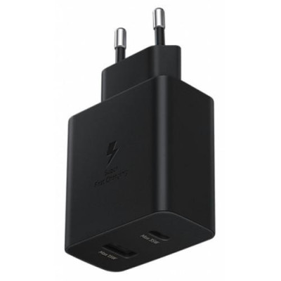 Зарядний пристрій Samsung 35W PD Power Adapter Duo Black (EP-TA220NBEGRU)