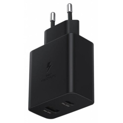 Зарядний пристрій Samsung 35W PD Power Adapter Duo Black (EP-TA220NBEGRU)