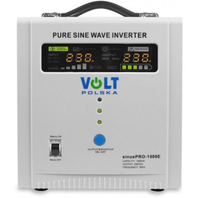 Гібридний ДБЖ/інвертор Volt Polska SINUS PRO 1500E 12V 230V (3SP091512E)