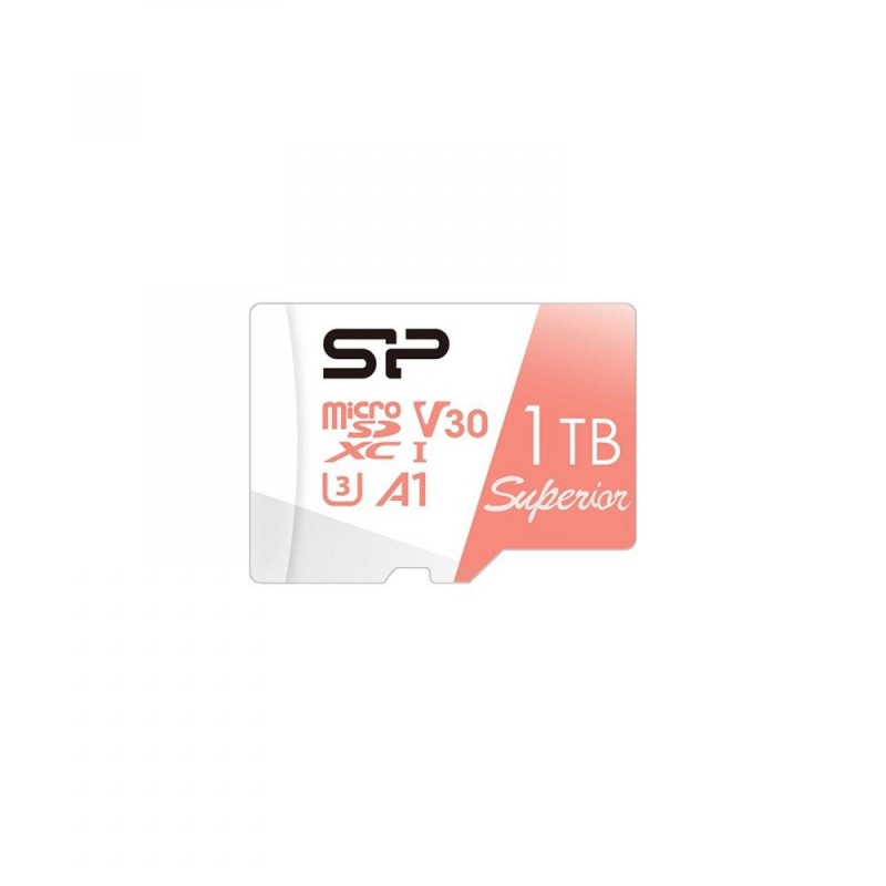 Карта пам'яті Silicon Power 1 TB microSDXC U3 A1 V30 Superior + adapter (SP001TBSTXDV3V20SP)