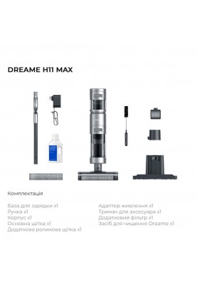 Миючий пилосос Dreame Wet&Dry Vacuum Cleaner H11 Max (VWV8)