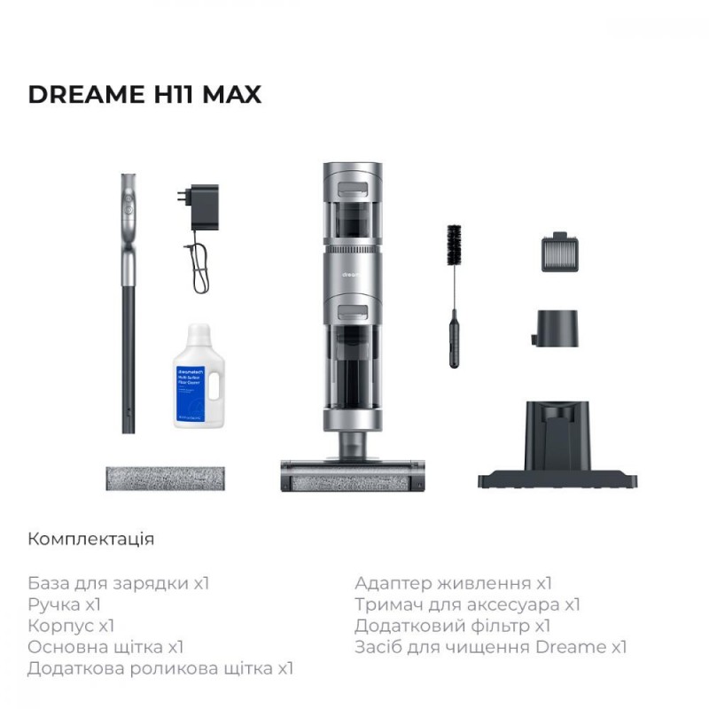 Миючий пилосос Dreame Wet&Dry Vacuum Cleaner H11 Max (VWV8)