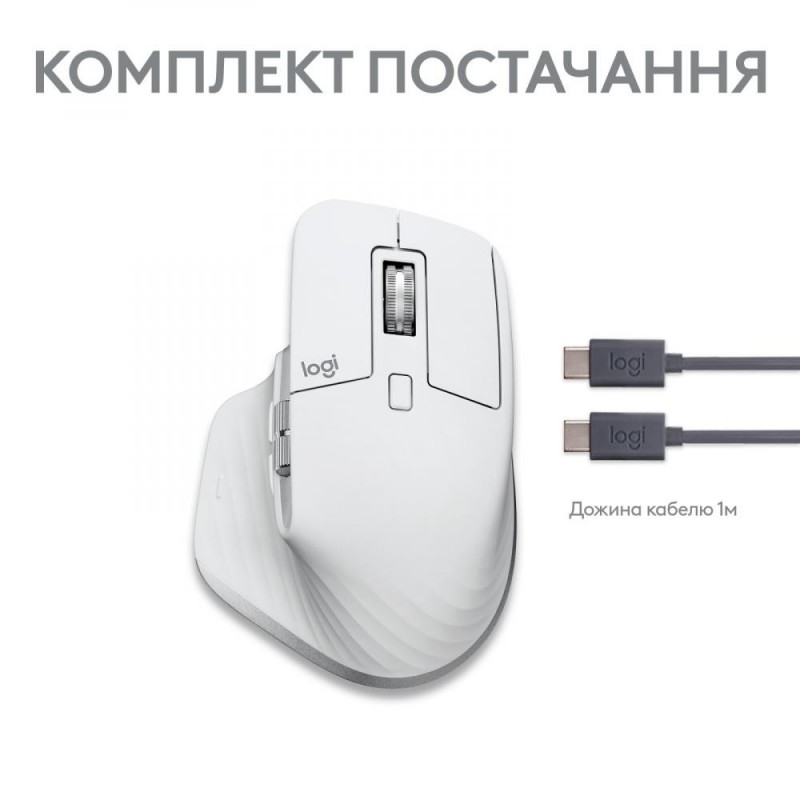 Миша Logitech MX Master 3S для Mac Pale Grey (910-006572)