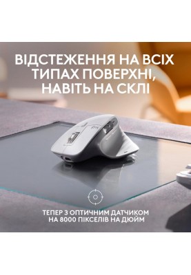 Миша Logitech MX Master 3S для Mac Pale Grey (910-006572)