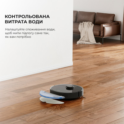 Робот-пилосос з вологим прибиранням Dreame Bot D10S Pro Black