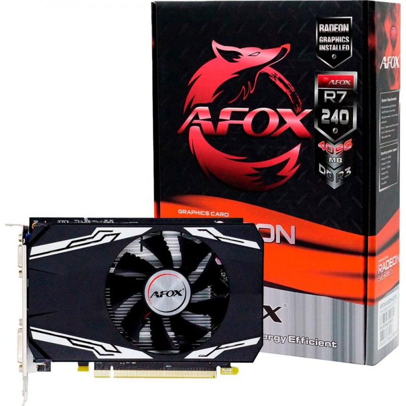 Відеокарта AFOX Radeon R7 240 4GB DDR3 (AFR7240-4096D3H4)