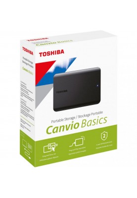 Жорсткий диск Toshiba Canvio Basics 2022 1 TB Black (HDTB510EK3AA)