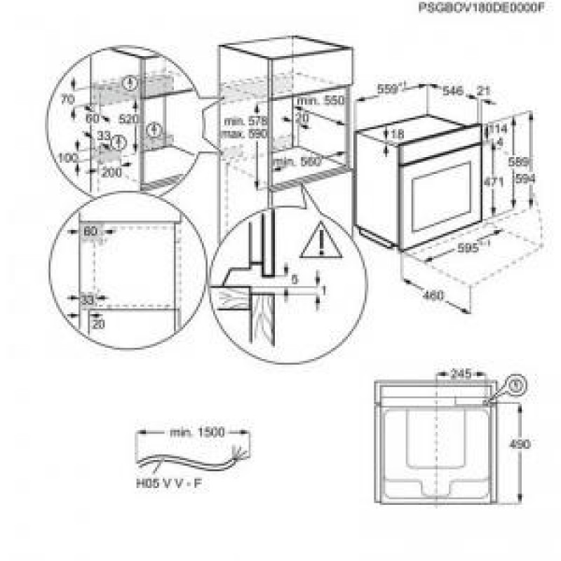 Духовка електрична Electrolux KOEBP39Z