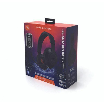 Комп'ютерна гарнітура JBL Quantum 350 Wireless Black (JBLQ350WLBLK)