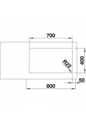 Кухонна мийка Blanco ANDANO 700-U 522971