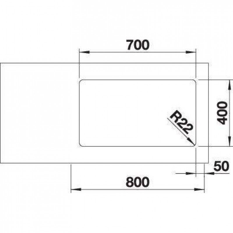 Кухонна мийка Blanco ANDANO 700-U 522971