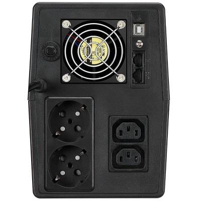 Лінійно-інтерактивний ДБЖ FSP IFP1500 1500ВА/900Вт Black (PPF9003100)