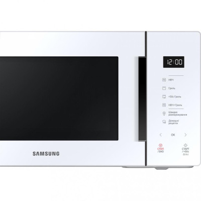 Мікрохвильова піч з грилем Samsung Bespoke MG23T5018AW/BW