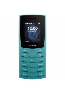 Мобільний телефон Nokia 105 SS 2023 Cyan (1GF019EPG6C01)