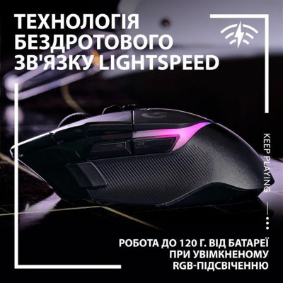 Миша Logitech G502 X PLUS Black (910-006162)