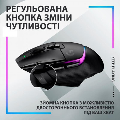 Миша Logitech G502 X PLUS Black (910-006162)