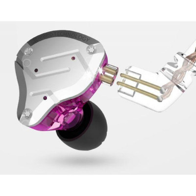 Навушники без мікрофона Knowledge Zenith ZS10 Pro Purple