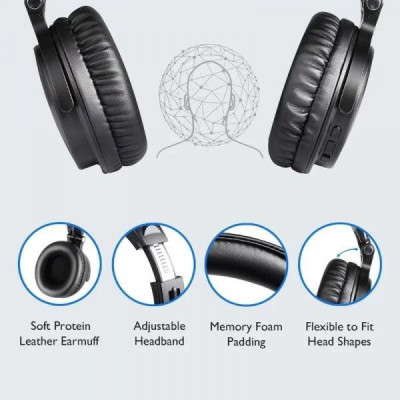 Навушники з мікрофоном OneOdio Studio Wireless Pro C Black