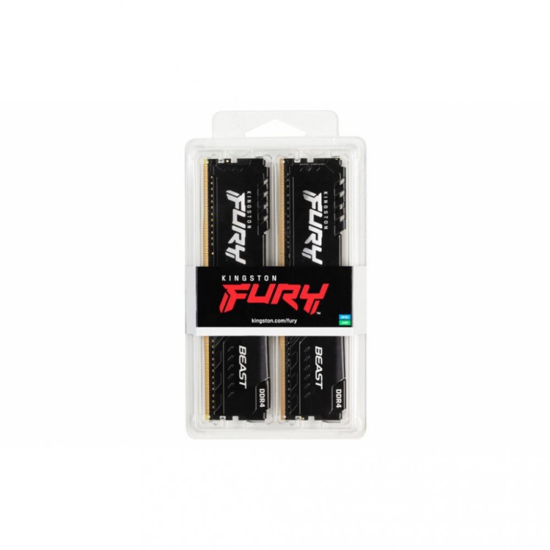 Пам'ять для настільних комп'ютерів Kingston FURY 64 GB (2x32GB) DDR4 3600 MHz Beast (KF436C18BBK2/64)