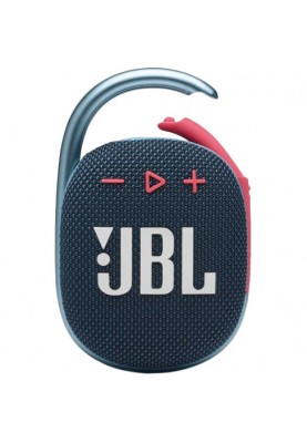 Портативна колонка JBL Clip 4 Blue/Pink (JBLCLIP4BLUP)