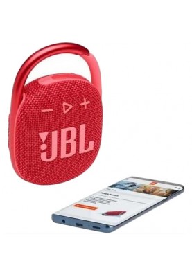 Портативна колонка JBL Clip 4 Red (JBLCLIP4RED)