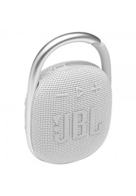 Портативна колонка JBL Clip 4 White (JBLCLIP4WHT)