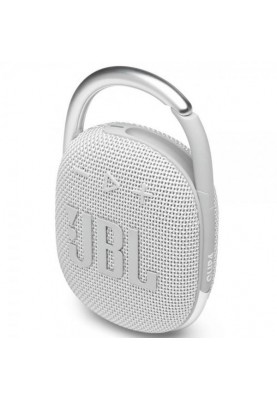 Портативна колонка JBL Clip 4 White (JBLCLIP4WHT)