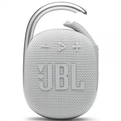 Портативна колонка JBL Clip 4 White (JBLCLIP4WHT)