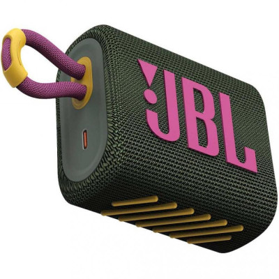 Портативна колонка JBL GO 3 Geen (JBLGO3GRN)