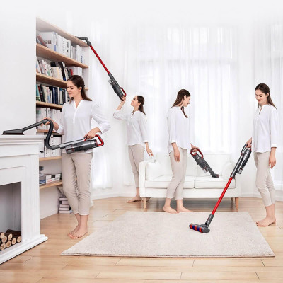 Пилосос 2в1 (вертикальний+ручний) JIMMY Multi-function Vacuum Cleaner Red (JV65)