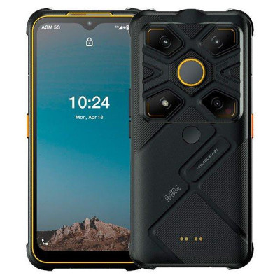Смартфон AGM Glory G1S 8/128GB Black/Orange