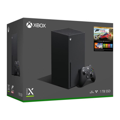 Стаціонарна ігрова приставка Microsoft Xbox Series X 1 TB Forza Horizon 5 Ultimate Edition (RRT-00061)