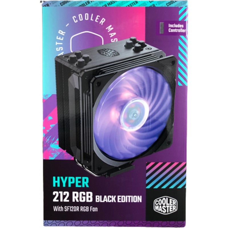 Повітряне охолодження Cooler Master Hyper 212 RGB Black Edition With LGA1700 (RR-212S-20PC-R2)