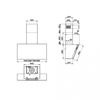 Витяжка похила Faber DAISY EG6 WH A80 (110.0371.517)