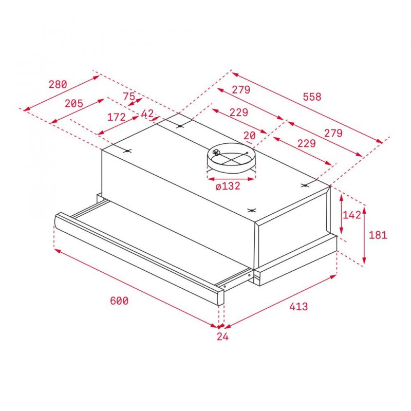 Витяжка телескопічна Teka TL 6310 white (40474251)