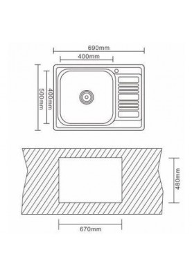 Кухонна мийка Interline SPRING sateen