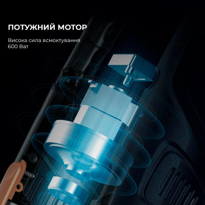 Пилосос 2в1 (вертикальний + ручний) Deerma Corded Hand Stick