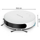 Робот-пилосос з вологим прибиранням Rowenta X-Plorer Serie 130 Ai RR9067WH