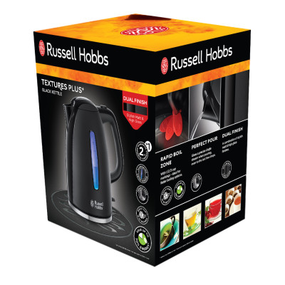 Електрочайник Russell Hobbs Textures Plus Black 22591-70