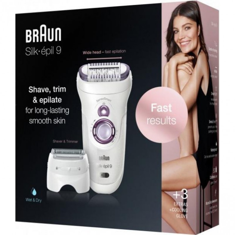 Епілятор Braun Silk-epil SensoSmart 9 SES 9/710