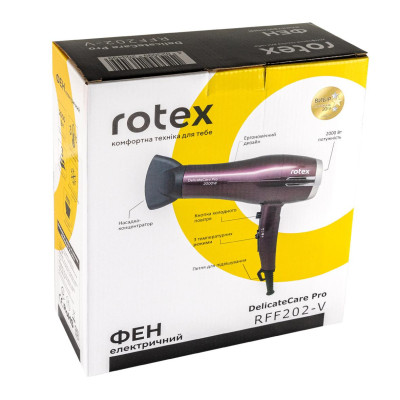Фен Rotex RFF202-V DelicateCare Pro