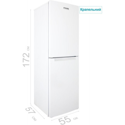 Холодильник із морозильною камерою Prime Technics RFS 1701 M