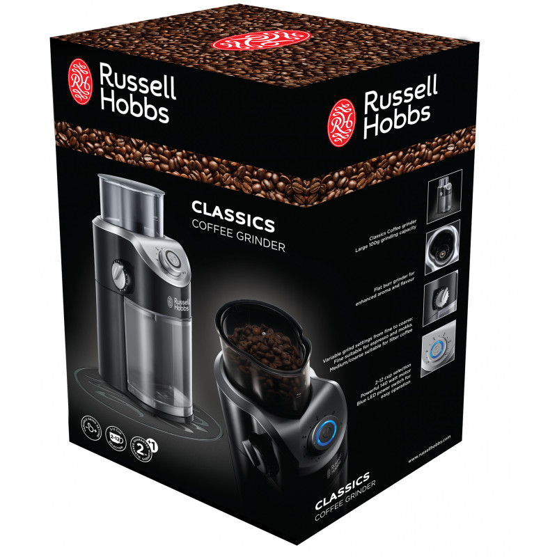 Кавомолка електрична Russell Hobbs Classic Coffee Grinder 23120-56