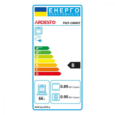 Комбінована плита Ardesto FSCF-C606ST Комбінована плита Ardesto FSCF-C606ST